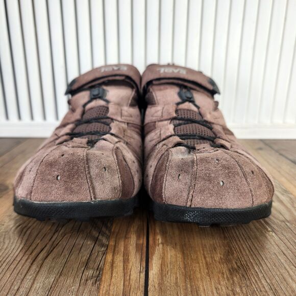 Teva 6929 Trail Shoes Mens Sz 13 Brown Suede Hiking Strap Outdoor Gorpcore Camp